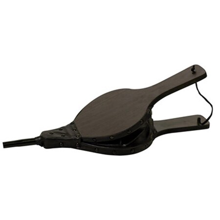 Dare2Decor 15312 19 in. Large Dark Wood Finish Fireplace Bellows With Black Metal Tip DA29772